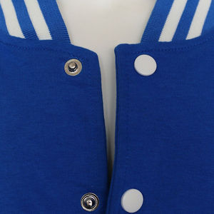 High Quality Poly Cotton Sleeve <b>Men's</b> Autumn Varsity <b>Jackets</b> OEM Custom Made Zipper Collar Breathable Custom Colors 2026 - Product Image 4