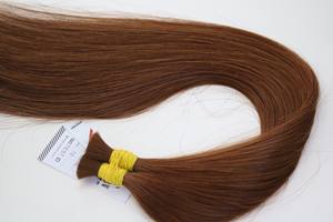 Extensions de cheveux en vrac les plus vendues Cheveux vietnamiens Double noyade 100 grammes Couleur foncée 22 pouces - Product Image 2