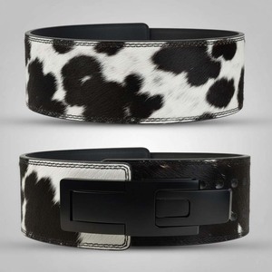 Cinturón de Cuero Ajustable con Pelo para Levantamiento de Pesas y Powerlifting, 10-13mm de Grosor, Protección Avanzada, Soporte Lumbar, Culturismo - Product Image 5