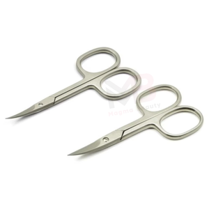 Ciseaux à ongles en acier inoxydable, lame droite, extrémité affûtée pour cuticules, outil de beauté, manche personnalisé, ciseaux pour droitiers - Product Image 1