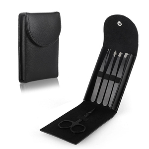 Kit Profesional 4 en 1 para Dar Forma a las Cejas - Pinzas y Cepillo para Pestañas con Punta Inclinada de Acero Inoxidable a un Precio Razonable - Product Image 1