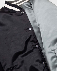 แจ็คเก็ตเบสบอลแบบสั่งทำพิเศษ คุณภาพสูง OEM ทรงหลวม แขนยาว สไตล์ Letterman สำหรับผู้หญิง  แบบมหาวิทยาลัย - Product Image 5