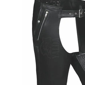 Cuissardes d'extérieur modernes en cuir véritable, légères, confortables, imperméables et durables pour la moto et l'équitation western - Product Image 6