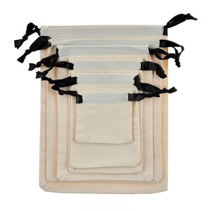 Sac en mousseline personnalisable et réglable, polyester/coton, impression numérique, écologique, lavable, durable, résistant à l'eau - Product Image 4