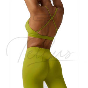 Conjuntos de Yoga para Mujer, 5 Piezas, Sólidos, Tallas Grandes, Pantalones Cortos Transpirables de Secado Rápido, Leggings y Conjunto de Sujetador Deportivo - Product Image 2