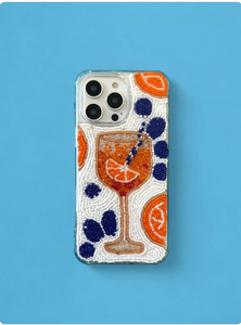 Coque de téléphone à motif de citron perlé pour téléphones, housse décorative tendance estivale - Product Image 3