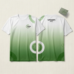 Camiseta VPMEP con Estampado Sublimado, Absorbente de Humedad, Unisex, Manga Corta, Ropa Deportiva de Poliéster, Camiseta Personalizada para Maratón VPMEP de Secado Rápido - Product Image 1