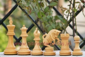 <b>Wooden</b> <b>Chess</b> <b>Set</b> Bull Design Handmade Silicone Pieces Durable Cardboard Table Children's Entertainment Board - Product Image 3