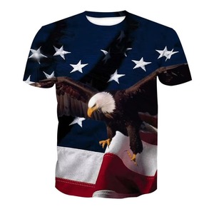 Camiseta Deportiva de Poliéster/Algodón Ecológica, Transpirable y de Secado Rápido con Estampado por Sublimación de Alta Calidad para Hombre, Último Diseño - Product Image 3
