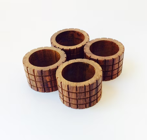 Anillos de Servilleta de Madera Modernos y Elegantes, Suministros al por Mayor, Anillo de Servilleta de Alta Calidad, Artículo de Decoración de Mesa Más Vendido - Product Image 1