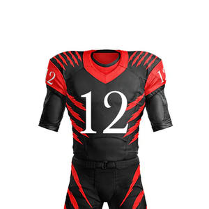 OEM Supplier Wholesale American Football Uniform <b>Set</b> Custom Jerseys and Pants for Teams Professional American Football Uniform - Product Image 4
