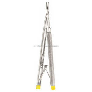 Porte-aiguilles chirurgicaux réutilisables OEM personnalisés A-1 VERITAS T/c Tip Castroviejo 13 cm pour instruments de suture |   Ensemble d'instruments ISO - Product Image 6