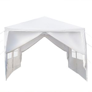 Outdoor Wedding Gazebo White 10FT X 20FT PVC <b>Canopy</b> <b>Tent</b> with 6 Removable Sidewalls Waterproof for Big Events and Parties - Product Image 4