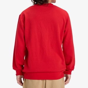 เสื้อสเวตเตอร์คอตตอนคุณภาพสูง ผลิตตามสั่ง พร้อมปักโลโก้ สำหรับผู้ชาย แบบเรียบง่าย คอกลม สีเทา ถักนิตติ้ง สวมหัว - Product Image 3