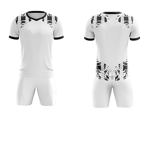 Custom Purple Yellow Soccer Jersey Set V-Neck Short Sleeve Sublimated Breathable Unisex Adult Team Apparel - Product Image 1
