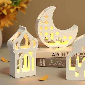 Zhai Festival Moon Castle Lampshade Middle East Festival Decoration Gypsum Resin <b>Silicone</b> Mold - Product Image 3