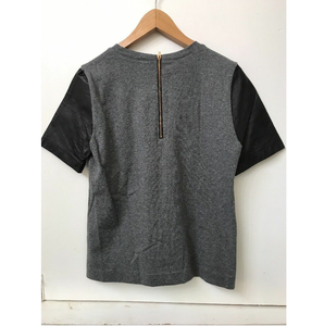 T-shirts à manches courtes en coton 100% de haute qualité, personnalisés OEM, avec manches en cuir, tissu respirant à séchage rapide, coupe classique pour hommes - Product Image 6