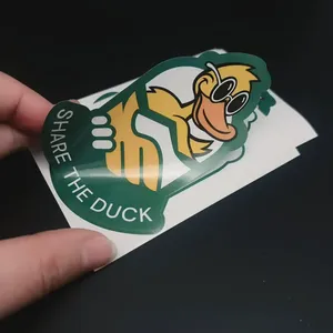 Autocollants personnalisés 3D étanches imprimés UV avec motifs de dessins animés pour téléphones, gobelets, bouteilles, étuis et aimants de réfrigérateur DIY - Product Image 3