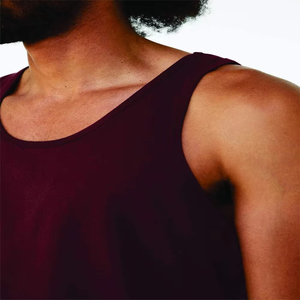 Camiseta sin mangas para hombre al por mayor, ecológica, de secado rápido, transpirable, 100% algodón, estilo casual vintage de verano, ligera, estilo chaleco. - Product Image 4