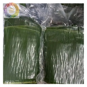 Fresh Banana Leaves Frozen Banana Leaf <b>Rolls</b> Green Vegetable Wraps for Restaurant Food Packaging - Product Image 2