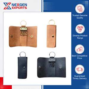 Global Distributor Selling Premium Quality Custom Size Design PU Leather Fashion Car <b>Key</b> <b>Holder</b> Durable Soft Discounted Market - Product Image 5