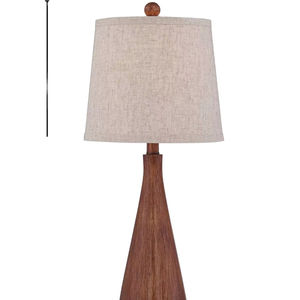 Lámpara de Pie de Madera Maciza, Lámpara Decorativa de Madera para Sala de Estar, Dormitorio, Iluminación del Hogar, Lámpara Rústica de Madera Sólida - Product Image 2