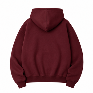 Sweat-shirt à capuche oversize pour homme, couleur unie, 100% coton French Terry, vêtement décontracté pour l'automne et article tendance sur mesure - Product Image 2