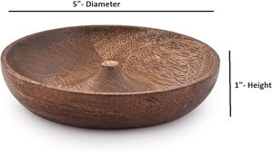 Plateau porte-encens en bois, attrape-cendres, économique et élégant, pour la maison, le temple et l'usage quotidien - Product Image 5