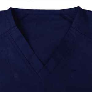 Professional Men's Medical Scrub <b>Set</b> V-neck Short Sleeve Tops and Pants Hospital Nurse Uniform Surgical <b>Doctors</b> Workwear Suit - Product Image 3
