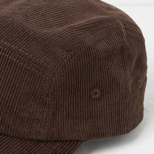 Gorra de Béisbol de 5 Paneles de Pana Marrón, Unisex, Casual, con Logotipo Bordado, Ajustable, para Adultos, Color Sólido, para las Cuatro Estaciones - Product Image 4