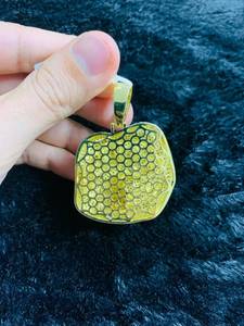 Hip-Hop Silber Moissanit Lippen-Anhänger mit Mikro-Pavé und Brillantschliff, Thematischer Charm für Herren Alltagsmode - Product Image 3