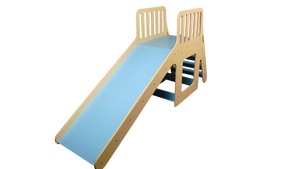 Toboggan en plastique pour enfants avec escaliers d'escalade et rampes de sécurité, ensemble de jeux d'intérieur pour usage domestique - Product Image 2
