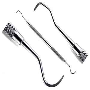 Jacquette Scaler Profesional, Instrumento Dental Periodontal Manual, Empuñadura Moleteada Plateada, Clase I - Product Image 1