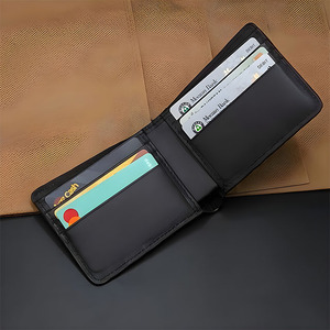 Premium Dark Brown Animal Pattern <b>Leather</b> <b>Wallet</b> <b>Men</b> Luxury Slim Standard Bifold <b>Card</b> Holder Cash Compartment Pocket Purse Sleek - Product Image 4