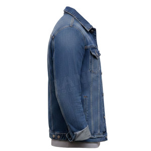 Chaquetas de Mezclilla para Hombre de Alta Calidad 100%, Chaqueta de Invierno con Cuello Camisero Personalizado, Diseño al Precio Más Bajo - Product Image 4