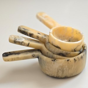Juego de Tazas Medidoras de Resina con Diseño de Concha de Tortuga, Ecológicas, Redondas y Decorativas para Cocina Moderna - Product Image 5