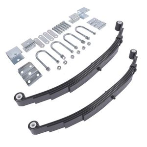 Kit de Suspensión de Eje Único para Remolque de 3500 lb, Soporte Completo para Eje Tándem con Ballesta y Perno en U para Suspensiones de Camiones - Product Image 4