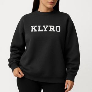 Sudadera Clásica de Cuello Alto para Mujer, Holgada, Estilo Informal, de Felpa Suave, Cálida, para Invierno - Product Image 1