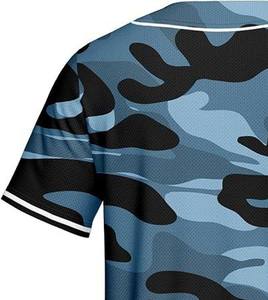 เสื้อเบสบอลและซอฟต์บอลผู้ชายแบบออกแบบเอง ระบายอากาศได้ดี สำหรับผู้ใหญ่ ลายพิมพ์แบบซับลิเมชั่น - Product Image 4