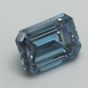 Diamante Azul Intenso de Corte Esmeralda Cultivado en Laboratorio, Certificado por IGI, Diamante Azul Suelto para Anillo de Compromiso, 1-5 Quilates, VVS VS - Product Image 6