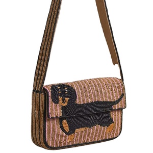 Stud Beaded Lady <b>Shoulder</b> Handbag Luxury Geometric Embroidery Custom Fashion Party Evening Designer Single <b>Strap</b> Hoop Closure - Product Image 5