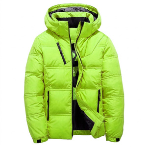 Veste d'hiver matelassée sur mesure OEM, à capuche, épaisse et chaude, style parka, directement de l'usine - Product Image 1