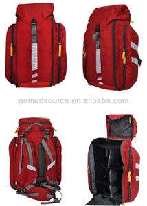 Red Oxford Emergency First Aid Backpack with Anti-Theft Zipper Reflective Waterproof Fashion Design-EMS <b>Medical</b> <b>Bag</b> - Product Image 6