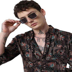 Hombres Otoño Invierno Nueva manga completa Casual Camisa al aire libre Primavera Otoño Diseño Color sólido Camisa de los hombres - Product Image 3