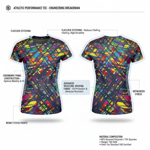 เสื้อยืดออกกำลังกาย ระบายอากาศ แห้งเร็ว ทรงพอดีตัว สวมใส่สบาย เหมาะสำหรับวิ่ง ฟิตเนส โยคะ น้ำหนักเบา 180 GSM คอกลม สีตามสั่ง - Product Image 2