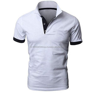Polo de Golf de Algodón para Hombre, Polo en Blanco Bordado de Alta Calidad, Camisas de Poliéster para Hombre, Cantidad Personalizada OEM Anti - Product Image 6