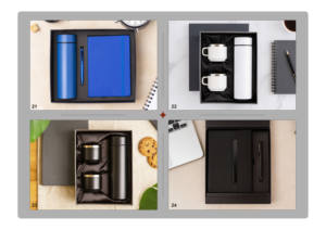 Set de Regalo Empresarial Ecológico de Cuero PU con Logotipo Personalizado - Caja de Regalo para San Valentín/Graduación: Cuaderno, Bolígrafo, Botella de Agua, Vaso Térmico - Product Image 5