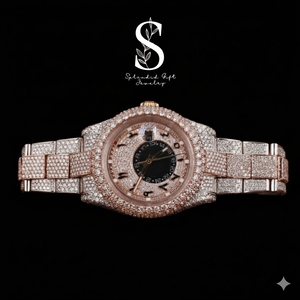 Reloj Vvs Moissanite para Hombre, Estilo Hip Hop, con Diamantes Incrustados, Pasa el Test de Diamantes, Relojes Mecánicos Automáticos de Moissanite - Product Image 1