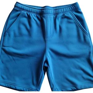 Ropa deportiva informal de alta calidad, pantalones cortos de gimnasio de Algodón 100% con logotipo personalizado, pantalones cortos de color sólido para hombres - Product Image 1