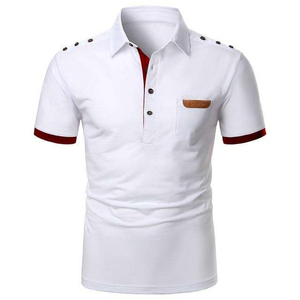Camiseta Polo Transpirable para Hombre, Algodón Piqué Suave, Corte Regular, Ropa Diaria - Product Image 6